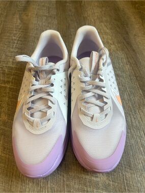 Nike Sonic Fly Women’s Barely Grape Athletic Sneakers with Peach Swoosh